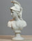 greekartshop Generic Athene Göttin der Weisheit Athena Minerva Büste Gussmarmor Statue Skulptur 25 cm