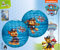 TIB Heyne 13184 - Rundlaterne, Paw Patrol, Ø25cm, schwer entflammbar, Hundemotiv, St. Martin, Laternenumzug