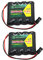 QBLPOWER Lot de 2 batteries réceptrices NiMH RX 4,8 V 2000 mAh RC Futaba Hitec JR pour voitures et avions télécommandés