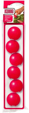 KONG Replacement Squeakers Small (6 Pack) - Pack of 4