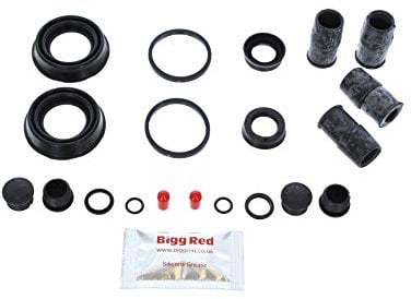 Bigg Red - Rear Brake Caliper Repair Kit - Compatible with Focus MK II, Vauxhall Vectra C 2002 Onwards, Kuga, C30, Primera, Vauxhall Signum