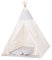SPRINGOS Kinderzelt Kinder Tipi Zelt Bodenmatte Kissen Baumwolle 160x120x100 cm Kinderspielzelt
