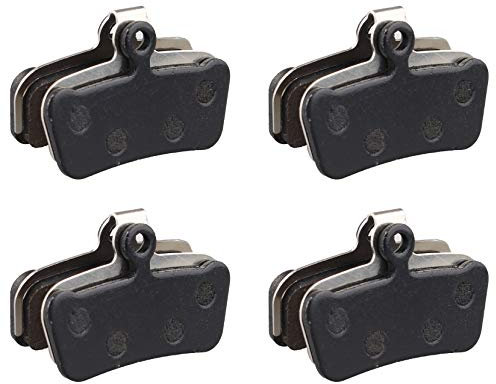 Futheda 4 Paar von Fahrrad Bremsbeläge, Scheibenbremsbeläge aus Harz und Halbmetallischem, Fahrradbremsbeläge kompatibel mit Sram Avid Elixir Trail, XO Trail, E7 E9 Trail, Guide R, Guide RS