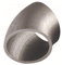 Schweißbogen 45 Grad kurz 48,3 mm 1 1/2 DN 40 schwarz