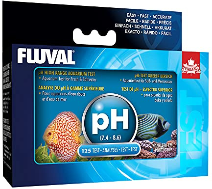Fluval pH High Test Kit for Aquarium Water, Freshwater & Saltwater Fish Tank Test