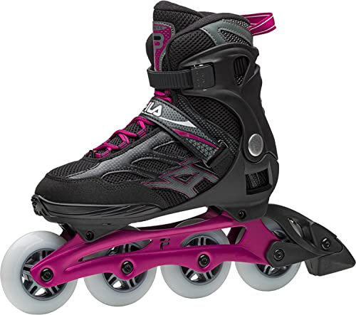 Fila Herren Wave 84 Inline Skate, Schwarz-Magenta, 37 EU