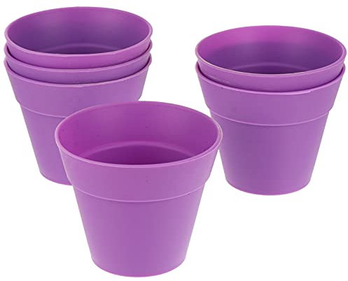 Luxshiny 6 Stücke Silikon Cupcake Backbecher Mini Muffinbecher Nonstock Muffin Liner Wiederverwendbare Eiscremetassen Container Kuchenform Kleine Pflanze Blumentopf