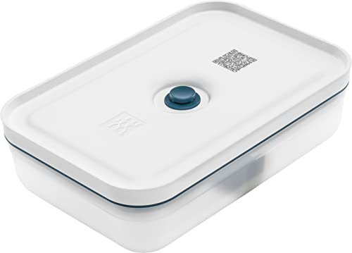 ZWILLING Fresh & Save Vakuum Lunchbox, Größe L flach, Kunststoff, Semitransparent-La Mer
