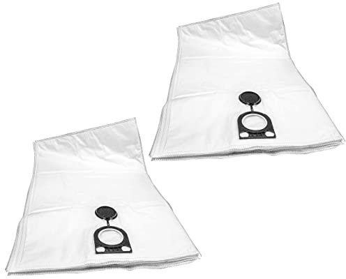 vhbw 10x Staubbeutel kompatibel mit Bomann BS 981 CB, BS 982 CB Staubsauger - Mikrovlies, 50cm x 33cm Weiß