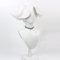 Anime Hazbin Hotel Cosplay Angel Dust peluca corta blanca esponjosa de Halloween