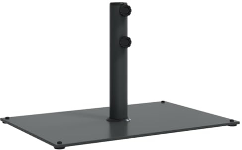 vidaXL Sonnenschirmständer Ø32/38/48 mm Mast 15 kg Rechteckig