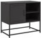 vidaXL TV Schrank, Fernsehschrank mit Stauraum, Fernsehtisch für Wohnzimmer Schlafzimmer, Lowboard TV Möbel, Industrie-Stil, Schwarz Stahl