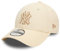 New Era New York Yankees Cap verstellbar 9Forty Teamlogo gebogener Schirm Kappe beige - One-Size