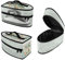 KUIFORTI Hummingbird Floral Print Mini Iron Storage Bag Travel Carrying Case Portable Travel Irons Storage Bags Mini Iron Organizer with Handle