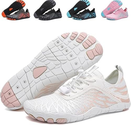 DKLOVIFU Naturstep Schuhe Barfußschuhe Winter Orthomotion Gesundheitsschuh Damen Sneaker Sommer Barfuss Hausschuhe Aquaschuhe Herren Barfussschuhe Damen Alltag