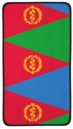 PHAYAH Toallas de mano de la bandera de Eritrea, ultra suaves y altamente absorbentes, para baño, playa, gimnasio, spa
