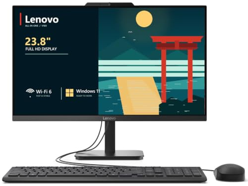 Lenovo Ordinateur de bureau tout-en-un i3-N305 23,8 16 Go 1 To SSD Office 365