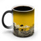 GHEPSDW Mug thermochromique jaune moutarde et noir en céramique