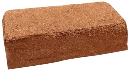 Suelo de turba de coco: cáscara de fibra de ladrillo de coco para macetas de planta | Potenciador orgánico del suelo y medio de crecimiento, sustrato de retención de agua para plantas de interior, cam
