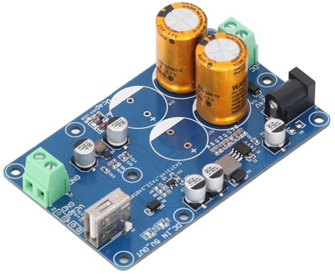 Focket Superkondensator-UPS, Unterbrechungsfreies Stromversorgungsmodul mit Stromüberwachung für RPI, DC 9-24V Eingang 5v3a Ausgabe, 10-60S-Stromversorgungsdaten Speichern (2s)