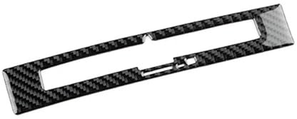 Auto Innenraum Für Benz Für SLK R171 2004 2005 2006 2007 2008 2009 2010 Auto Zentrale Bedienfeld Trim Aufkleber Echte Weiche Carbon Faser(Black LHD RHD B)