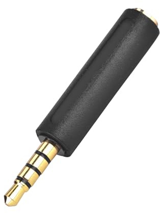 TOPINCN Bidirektionaler 3,5-mm-OMTP-zu-CTIA-Kopfhörerkonverter, Leichter, Vergoldeter Stecker für Mobile Geräte, 5 Stück (3PCS)