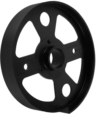 HOMSFOU Nylon-Riemenscheibe für Rolltüren mit Federkasten, leises Rollladenzubehör für Garage und gewerbliche Nutzung, passend für schwarze Türriemenscheibe, Ersatzteile für reibungslosen Betrieb