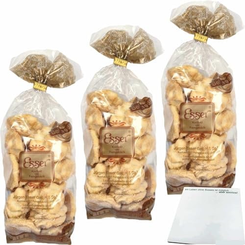 usy Bundle für Esser Schnee-Spritzgebäck 3er Pack (3x300g Beutel) + usy Block