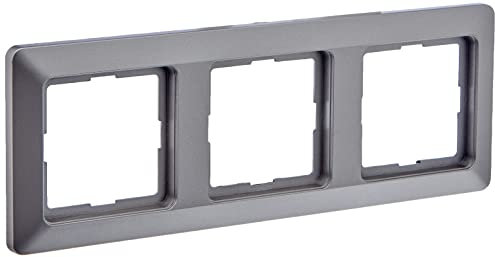 Kopp Abdeckrahmen 3-fach Milano stahl