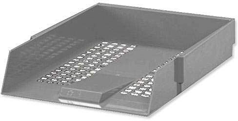 5 Star Office Letter Tray High-impact Polystyrene Foolscap Grey
