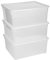 Rotho Clear Box Aufbewahrungsbox 18l mit Deckel, Kunststoff, transparent