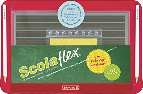 Brunnen Schülertafel Tafel-Set Scolaflex L1A, Meine Schulzeit, Kunststoff, 26.5 x 18 cm