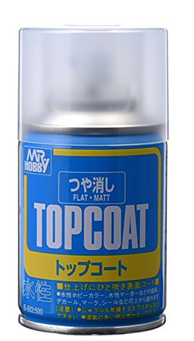 TOPCOAT Gundam Mr. Hobby Top Coat Flat NET 88ml. Spray