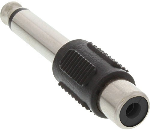 InLine® Audio Adapter 6.3mm male to RCA mono female