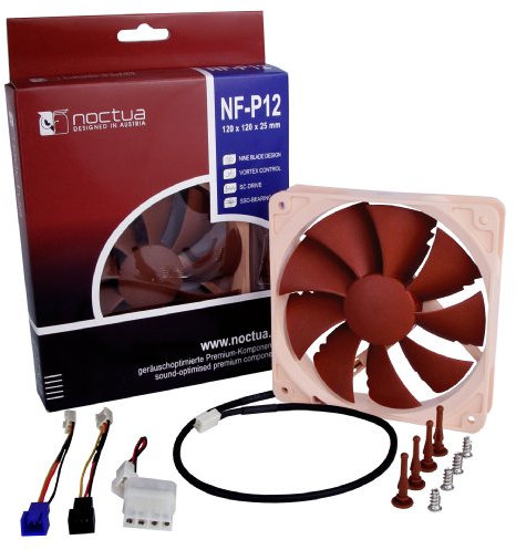 Noctua NF-P12 Vortex-Control 120mm Quiet Case Fan