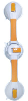 Drive Medical Suction Cup Dual Rotating Grab Bar, 19 3/4 | Suction Cup Dual Rotating Grab Bar Mounts without Drilling for Secure, Adjustable Support in the Bathroom