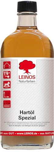 Leinos 245 Hartöl Spezial für Innen, 0,25 L – Für stark beanspruchte Flächen wie Fußböden & hochwertigen Möbelbau – Tief eindringend, strapazierfähig, wasserabweisend, hervorragende Polierfähigkeit