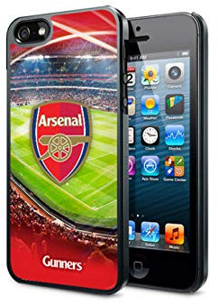 Arsenal F.C. - Custodia Resistente 3D per Apple iPhone 5/5S, Colore: Rosso