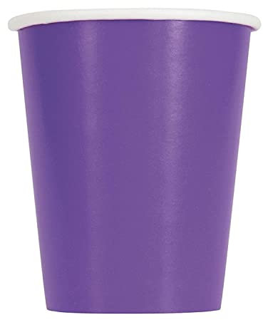 Lot de 14 gobelets en carton couleur vert fluo 25 cl