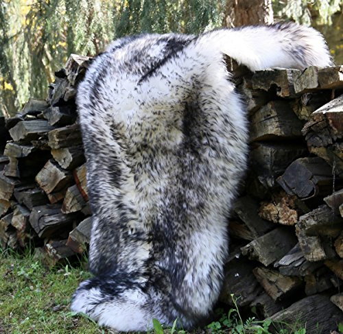 Hollert Lammfell Schwarzwald 100-110 cm echtes Merino Schaffell kuschelig weich Teppich ökologische Gerbung von Deutschen Schäfereien Naturform Dekofell Premium Schaffell Läufer Sitzunterlage