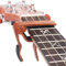 WINGO Pro Kapodaster Ukulele Capo für Sopran Contert Bariton, Holzoptik (Metall)