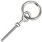 OPIOL QUALITY® Augbolzen mit Ring M6 aus Edelstahl A2 V2A (2 Stück) Augschraube Ösenschrauben Metrischem Gewinde Ringbolzen Ringschrauben Augenbolzen Ösen