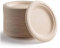 Lot de 100 assiettes en carton super rigides 100 % biodégradables et compostables respectueuses de l'environnement très résistantes recyclables, parfaites pour les pique-niques et barbecues (15,2 cm)