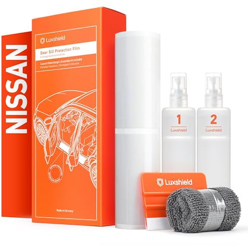 Luxshield Auto Einstiegsleisten Schutz für Nissan Qashqai 2 (II) J11 I 2017-2021 - Schutzfolie Autotür Zubehör Zierleisten Lackschutzfolie Transparent