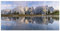 ARTland Wanddeko Wandbild Alu Verbundplatte für Innen & Outdoor Bild 150x75 cm Landschaft Berge Alpen Bäume See Spiegel Wilder Kaiser Tirol U3VB
