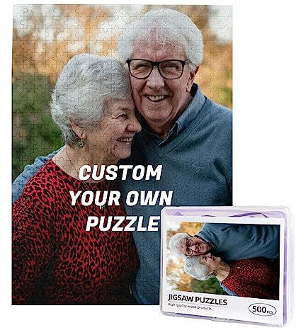 Personalisiertes Fotopuzzle 300, 500, 1000 Teile, Personalisiertes Puzzle mit Ihrem eigenen Bild, Individuelles Fotopuzzle für Erwachsene, Kinder, Teenager (500 Teile - Hochformat)
