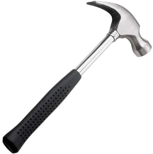 Omninmo Mini-Hammer, Mini-Klauenhammer, Gummigriff, Haushalt, Teppich, Wand, Nagelentferner mit rutschfestem stoßdämpfendem Griff