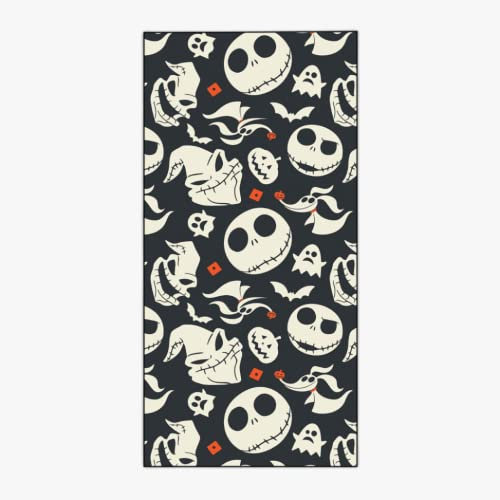 DOTERO Badetuch groß 100x200 3D-Druck Nightmare Strandtuch XXL Männer Frauen Kinder Badetuch groß-Mikrofaser Handtuch (2,70x150cm)