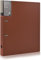A4 Ringbuchordner 2 Ringe, A4 Ringbuch 2 Ringe D-Mechanik, Präsentationsmappe A4 Ringordner aus PP, Refillable A4 Ring Binder für Büro Schule, mit Taschen, 33mm Rückenbreite, 200 Blatt (Orange)