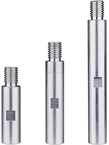 Gasea 3 Packs M14 Thread Angle Grinder Extension Connecting Rod Rotary Extension Shaft Set 75mm 100mm 140mm